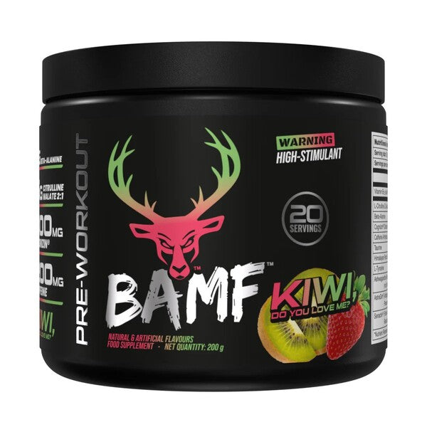 Bucked Up BAMF Pre-Workout Formula framsida