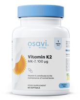Osavi Vitamin K2 MK-7 ingredienser etikett