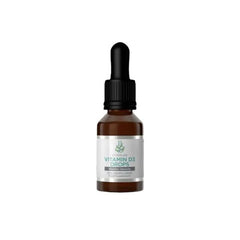Vitamin D3 Drops – Flytande baksida med näringsfakta