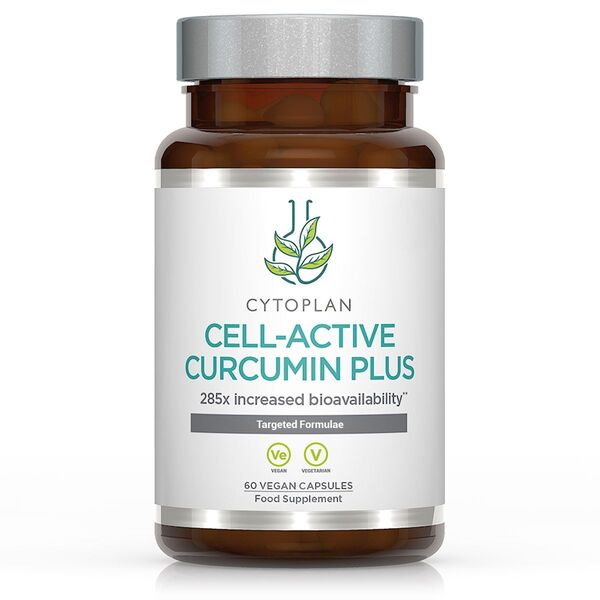 Cell-Active Curcumin Plus baksida näringsfakta