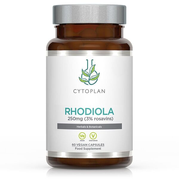 Rhodiola – 250 mg adaptogen baksida näringsfakta