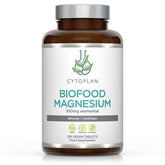 Biofood Magnesium 120 veganska tabletter framsida