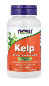 Now Foods - Kelp - Iod & Mineralstøtte - 200 Tabletter
