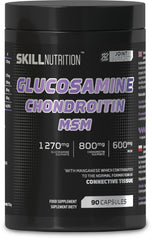 Skill Nutrition Glucosamine Chondroitin MSM baksida näringsfakta