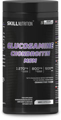 Skill Nutrition Glucosamine Chondroitin MSM ingredienser etikett