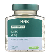 Max Strength Zinc 25mg framsida förpackning