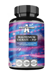 Apollo'S Hegemony - Magnesium Taurate + P5P - 200 kapsler