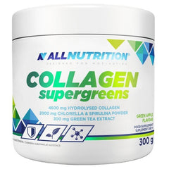 Allnutrition - Collagen Supergreens, Green Apple - 300g