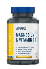 Magnesium & Vitamin D3 – 60 veganska kapslar framsida