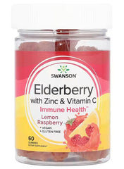 Fläderbärsgummies – Zink & Vitamin C framsida