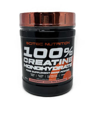 100% Creatine Monohydrate ingredienser etikett