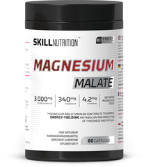 Skill Nutrition Magnesium Malate baksida näringsfakta