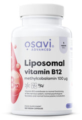 Osavi Liposomal Vitamin B12 Methylcobalamin näringsfakta