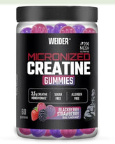 Micronized Creatine Gummies – Björnbär & Jordgubb framsida