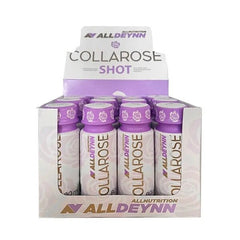Allnutrition - Alldeynn Collarose Shot, Hindbær Vild Jordbær - 12 x 80ml.