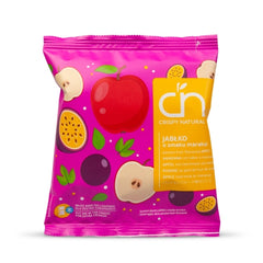 Crispy Natural - Tørrede Æbleskiver med Passionsfrugt Smag 18g