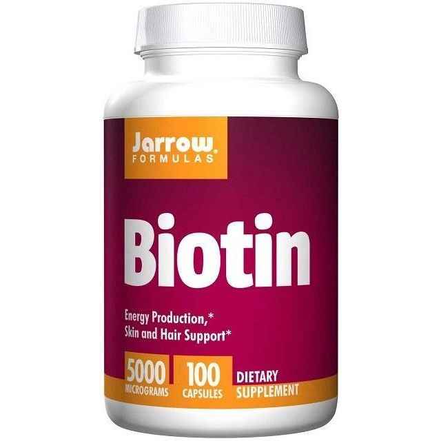 Jarrow Formulas - Biotin, 5000mcg - 100 caps