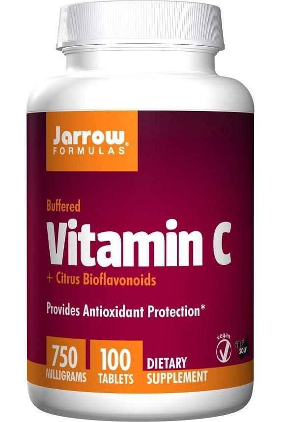 Jarrow Formulas - Vitamin C (Buffered) + Citrus Bioflavonoids, 750mg - 100 tablets