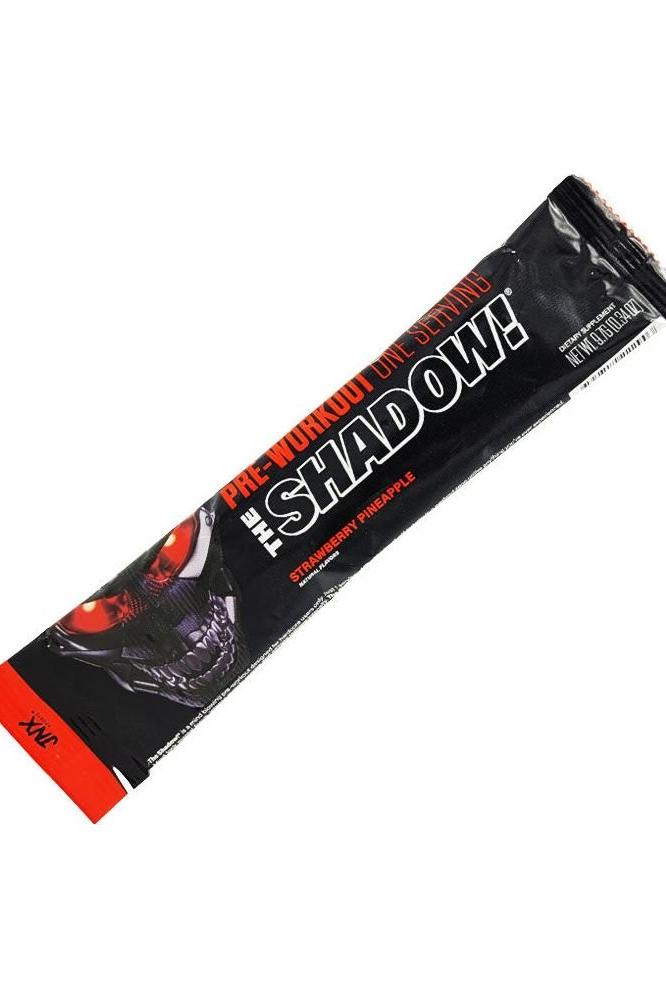 JNX Sports The Shadow! pre-workout sample pack for energy, endurance, and muscle growth.