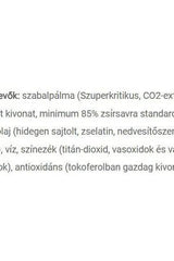 Ingredients list for JutaVit Prosta Intense showing saw palmetto extract and other components.