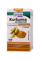 JutaVit turmeric extract 60 tablets with curcumin benefits for immune support and antioxidants.
