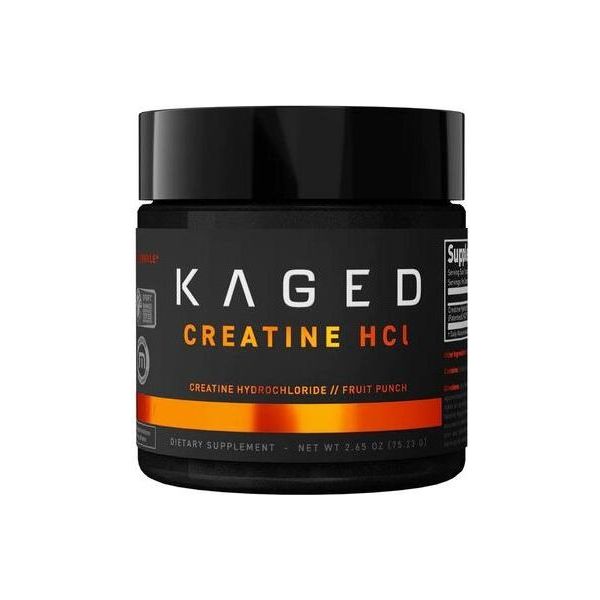 Kaged Muscle Creatine HCl fruit punch supplement for increased muscle mass and rapid absorption