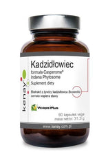 Kenay Boswellis Casperome Indena Phytosome supplement bottle, 60 vegan capsules for joint support.