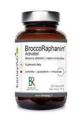 Kenay Broccoraphanin Activated Broccoli Seed Extract supplement bottle with 60 capsules.