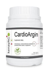 Kenay CardioArgin 220g dietary supplement for nitric oxide production and heart health.