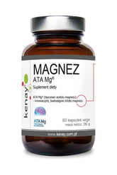 Kenay Magnesium ATA Mg® dietary supplement, 60 vegan capsules for improved magnesium absorption and muscle support.