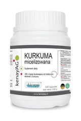 Kenay Micelle Curcumin Licaps bottle, a dietary supplement with high bioavailability for liver support.