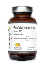 Kenay Phosphatidylserine Smart PS dietary supplement bottle, supporting mental health and cognitive function.