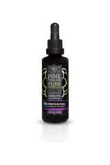 Kenay Pine Pollen Pure Potency liquid drops in a black bottle with dropper, 50 ml dietary supplement.