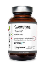 Kenay - Quercetin Quercefit supplement bottle with 60 capsules for improved absorption and bioavailability.