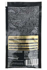 Back of Kevin Levrone Black Line Anabolic On Stage Pump sample, showing ingredients and nutritional information, 12.5 g.