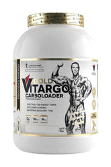 Kevin Levrone Gold Vitargo Carboloader 3kg container, a carbohydrate supplement for energy replenishment and performance.