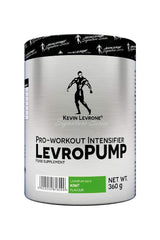 Kevin Levrone Levro Pump kiwi flavor, a pro-workout supplement for enhanced muscle pump and endurance.