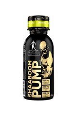 Kevin Levrone Shaaboom Pump Shot, energy supplement with 6000 mg Citrulline Malate, promotes muscle pump and recovery.