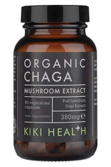 KIKI Health - Chaga Extract Organic, 380mg - 60 vcaps - Nutri.se