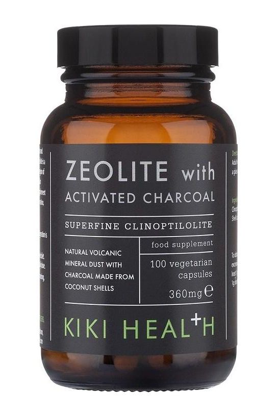KIKI Health - Zeolite With Activated Charcoal, 360mg - 100 vcaps - Nutri.se