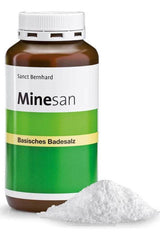 Kräuterhaus Sanct Bernhard Minesan Alkaline Bath Salt, 500g, gentle for sensitive skin with pH 8.5