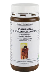 Kräuterhaus Sanct Bernhard Oysters Maca Active Capsules 120 Caps dietary supplement for energy and wellness.