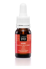 Labs212 Adek Liquid 10 ml vitamin supplement with Vitamins A, D, E, K2 for immune support.