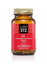 Labs212 Vitamin B1 Coenzymated Cocarboxylase supplement bottle with 60 capsules, 50 mg per capsule.