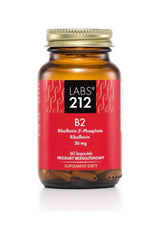 Labs212 Vitamin B2 Riboflavin 5'-Phosphate supplement bottle with 60 capsules.