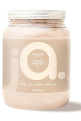 Levann jA Vegan Protein in vanilla flavor, gluten-free and lactose-free protein powder for active lifestyles.