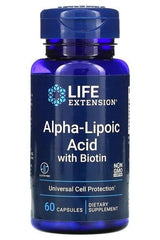 Life Extension - Alpha-Lipoic Acid with Biotin - 60 caps - Nutri.se