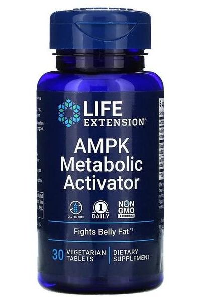 Life Extension - AMPK Metabolic Activator - 30 vegetarian tabs - Nutri.se