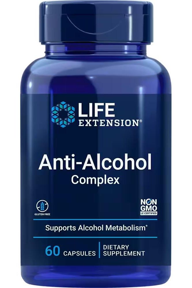 Life Extension - Anti-Alcohol Complex - 60 caps - Nutri.se