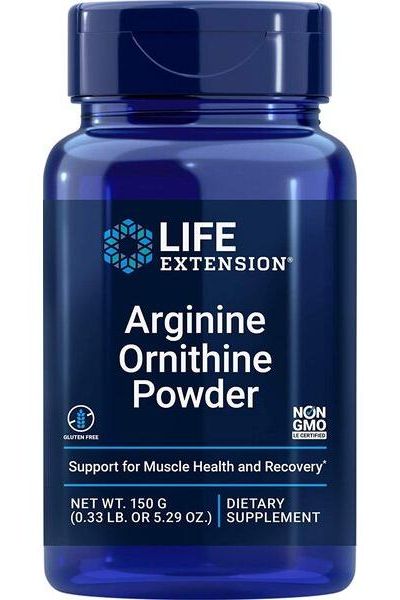 Life Extension - Arginine Ornithine Powder - 150 grams - Nutri.se